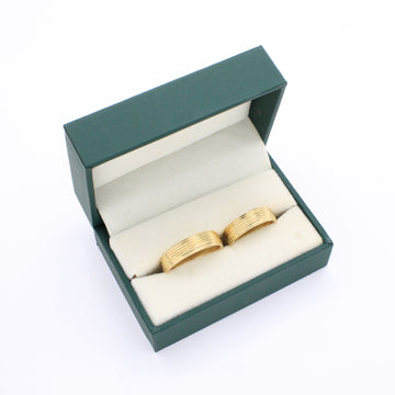 Argollas de Matrimonio de Oro 14k Diseño Confort con Diamantado Fino mod. 10620