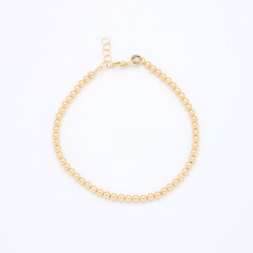 Pulsera de Oro 14k Esferas Huecas Mini mod. 10959