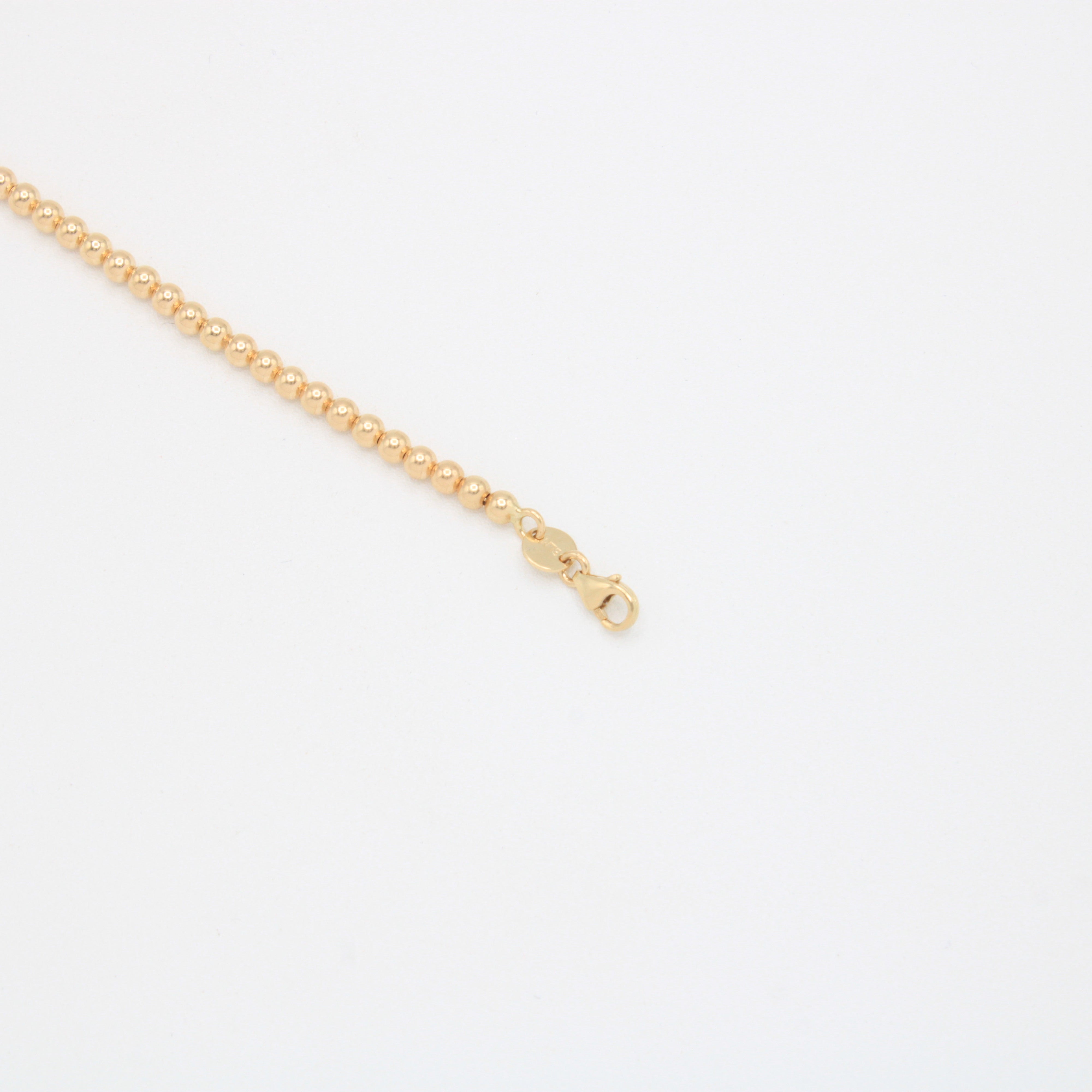 Pulsera de Oro 14k Esferas Huecas Mini mod. 10959