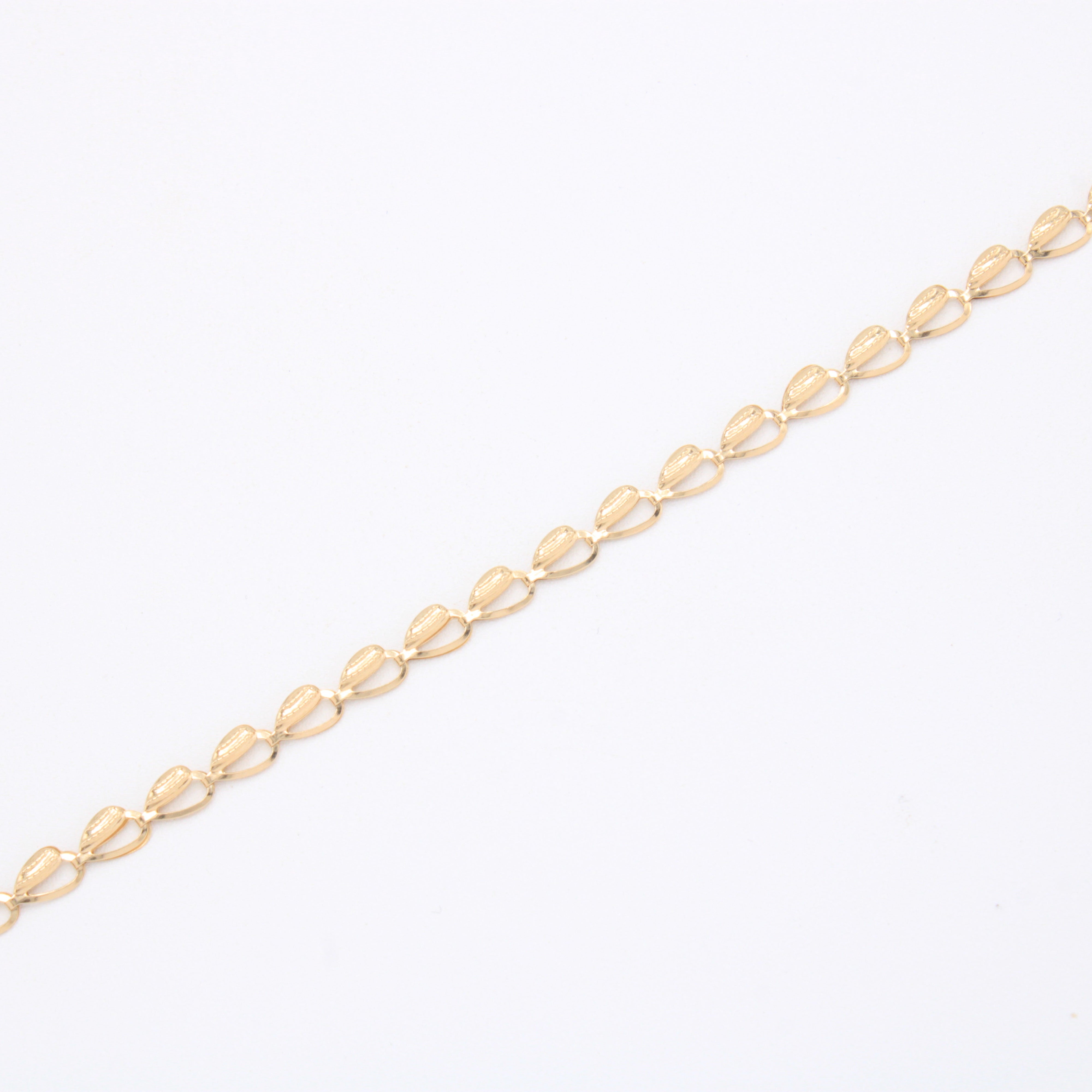 Pulsera de Oro 14k Elegante con Detalles Diamantados mod. 10964