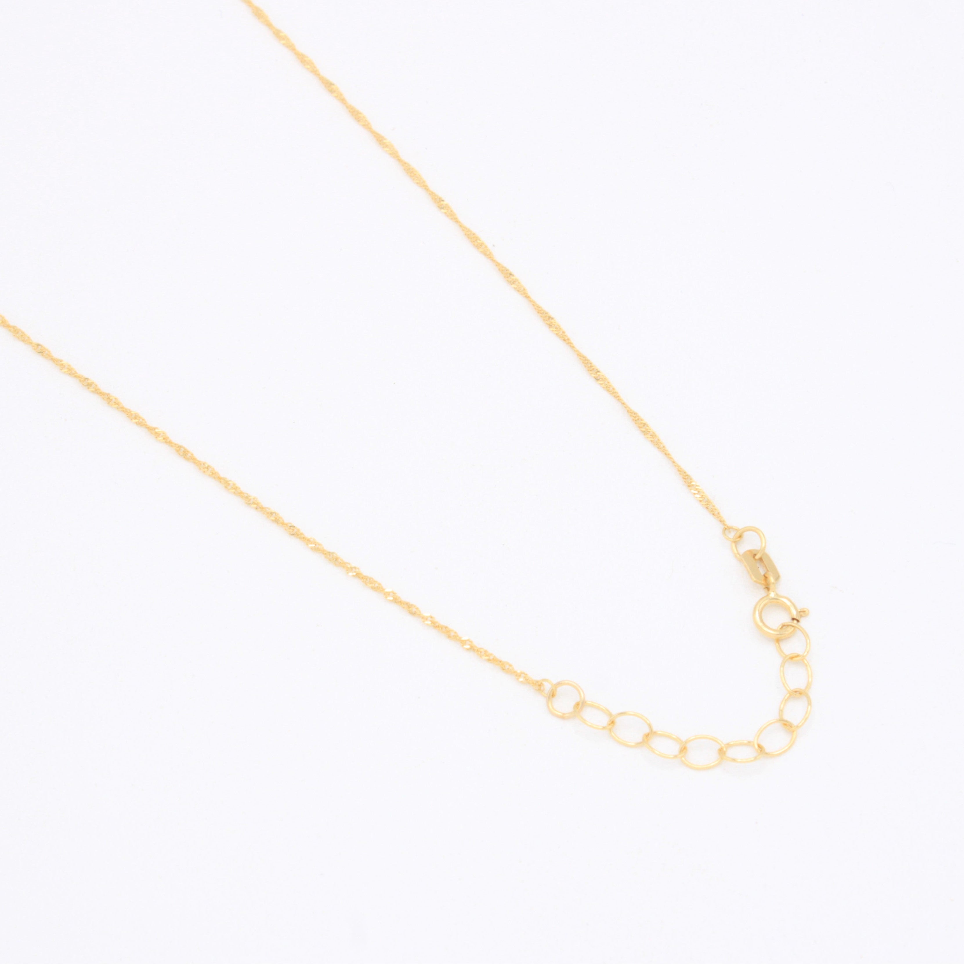 Gargantilla de Oro 14k con Aros Florentinos y Colgante de Corazón Hueco mod. 11022