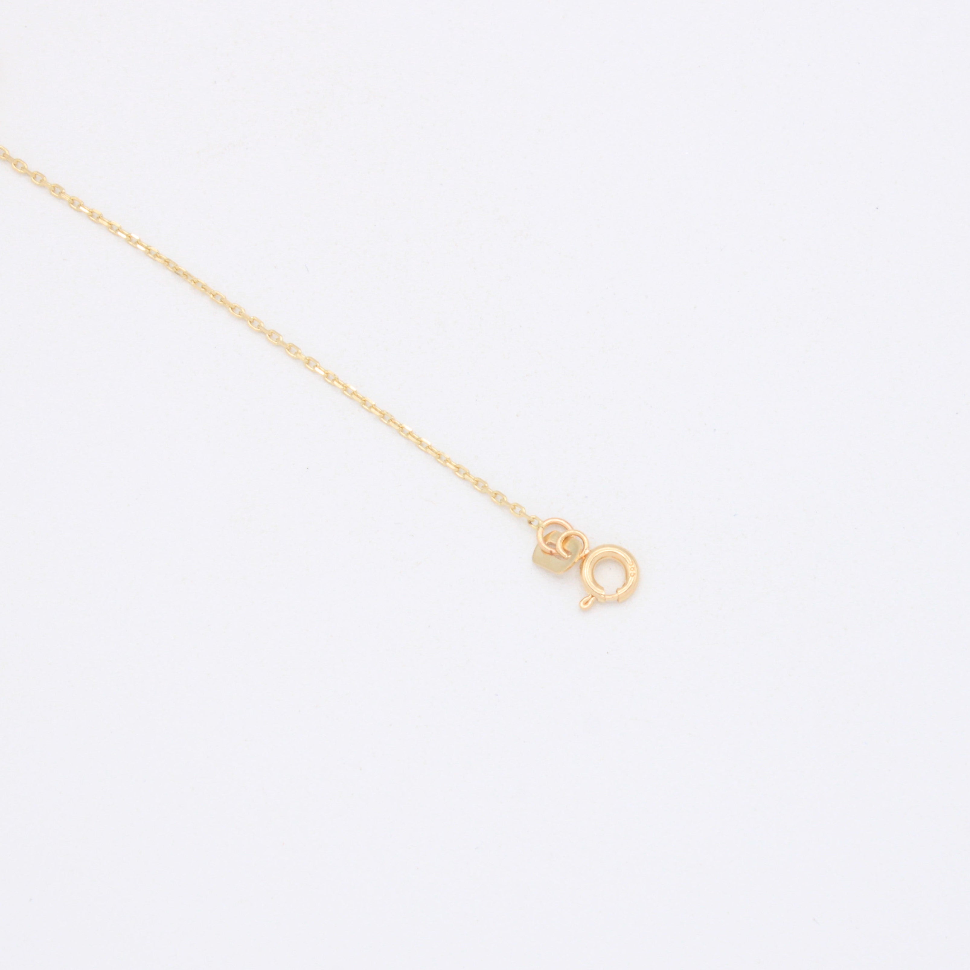 Pulsera de Oro 14k Candado con Inscrustación de Zirconias mod. 11026