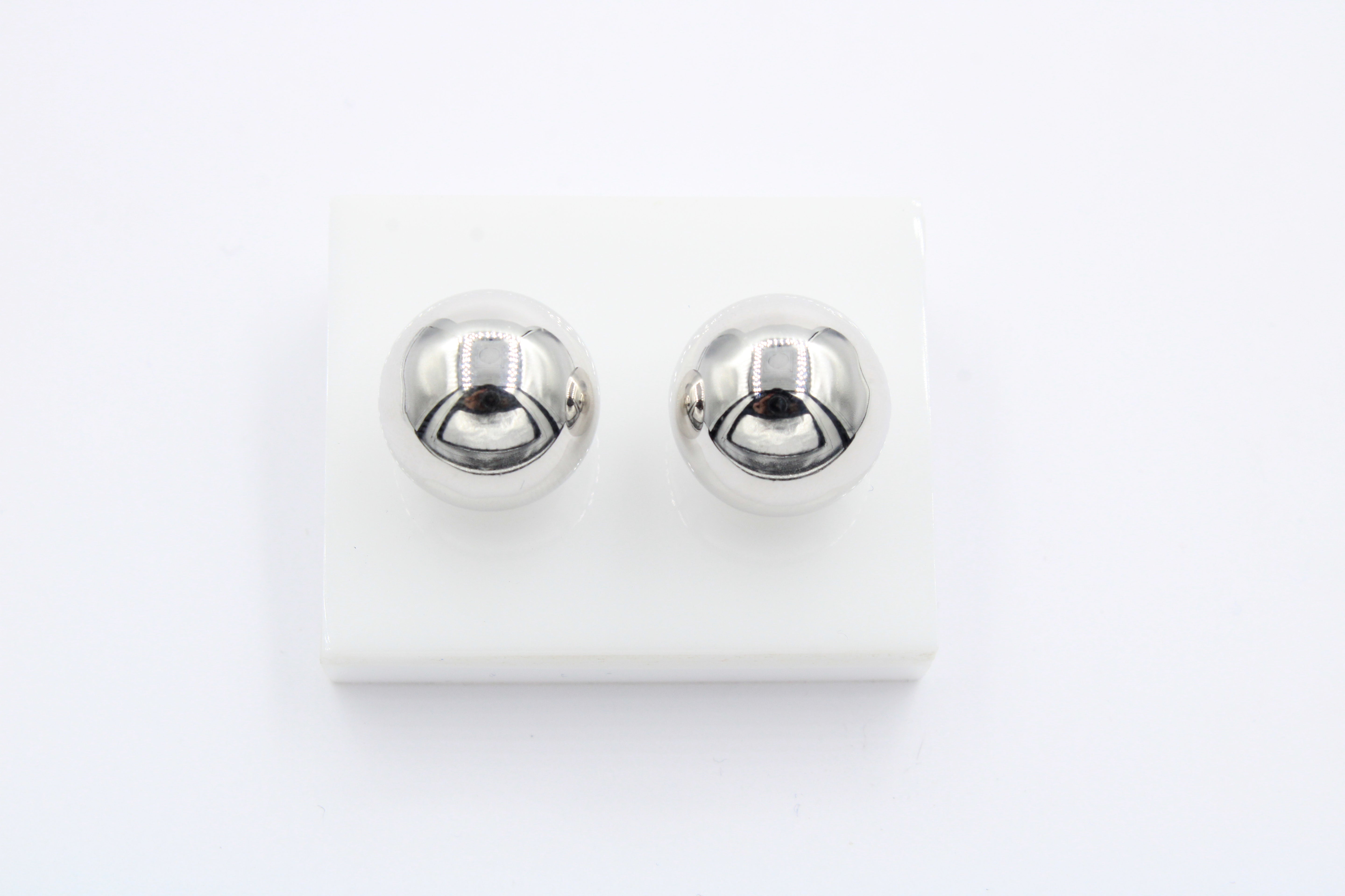 Arete de Oro 14k con Diseño Circular Liso mod. 10064