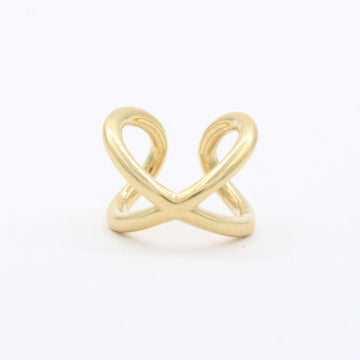 Earcuff de Oro 14k Hueco Trepador Infinito Tubular mod. 10607