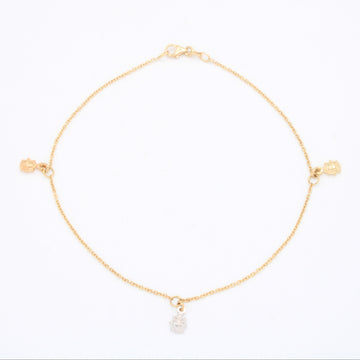 Tobillera de Oro 14k Catarinas Florentinas mod. 11072