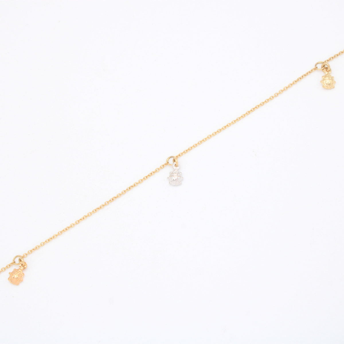 Tobillera de Oro 14k Catarinas Florentinas mod. 11072