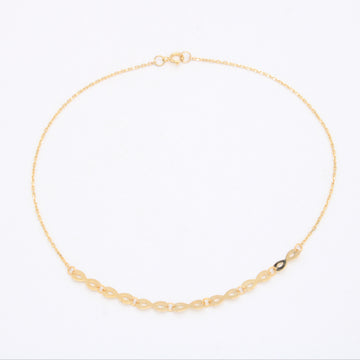 Tobillera de Oro 14k Diseño de Infinitos mod. 11077