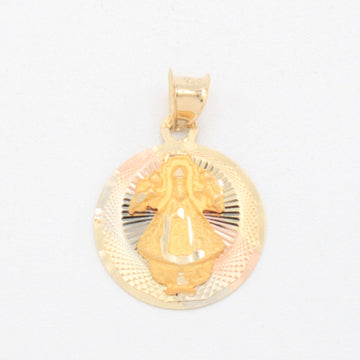 Medalla de Oro 14k Diseño de La Virgen de San Juan de los Lagos mod. 11081