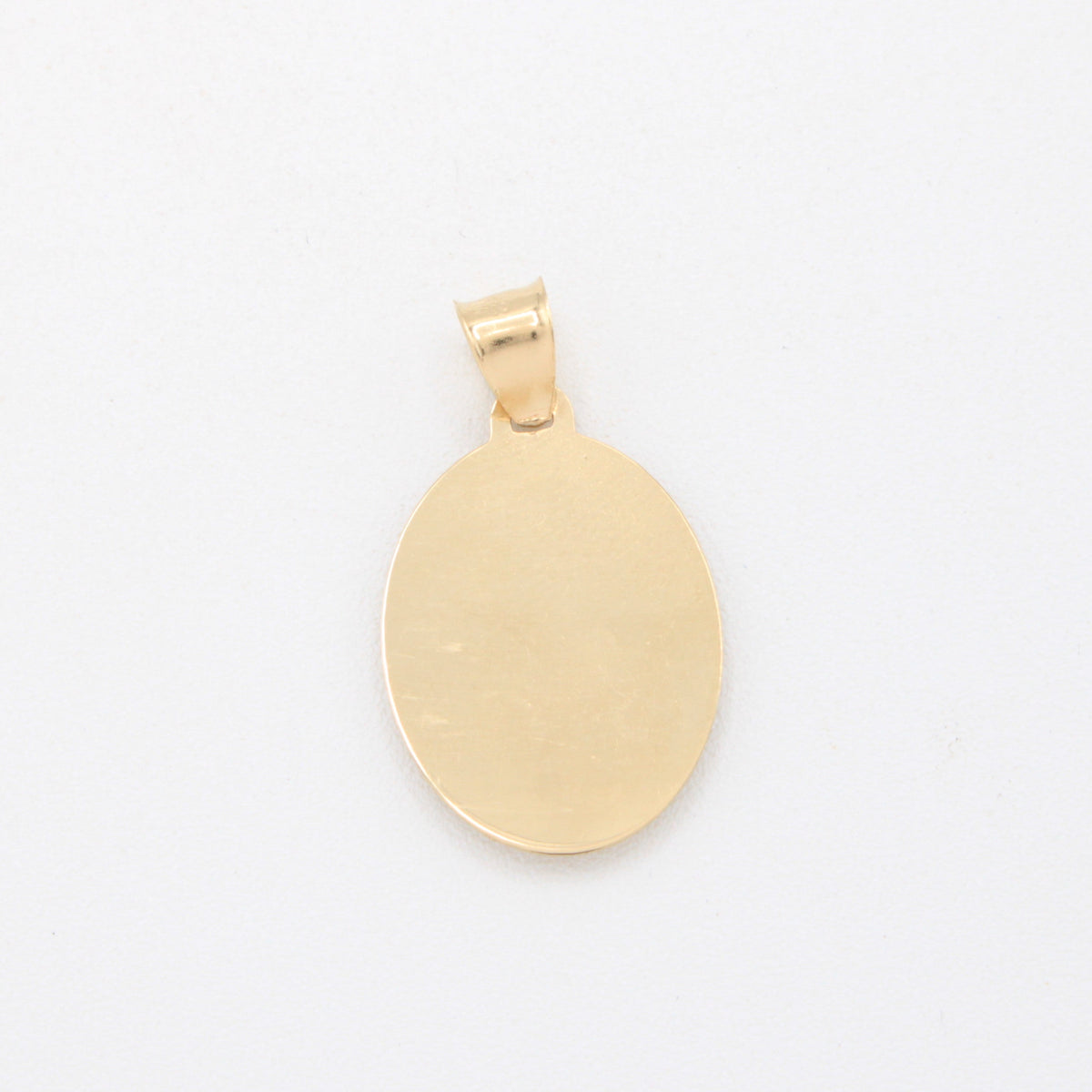 Medalla de Oro 14k San Judas Tadeo con Fondo Diamantado mod. 11083