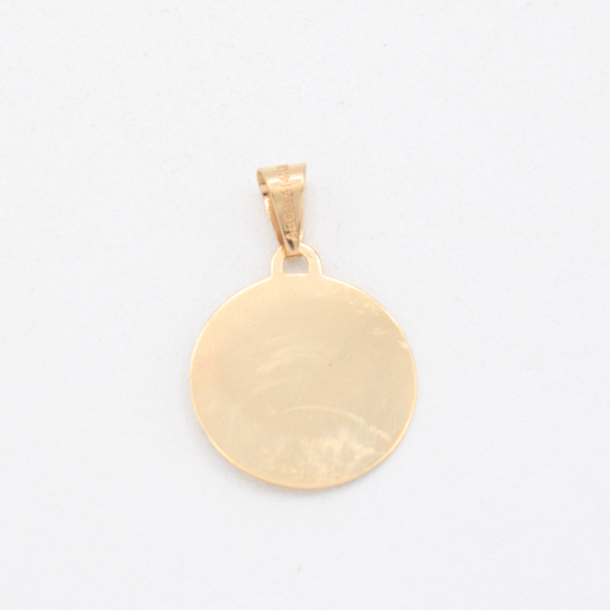 Medalla de Oro 14k Florentino Diseño de Cristo mod. 11084