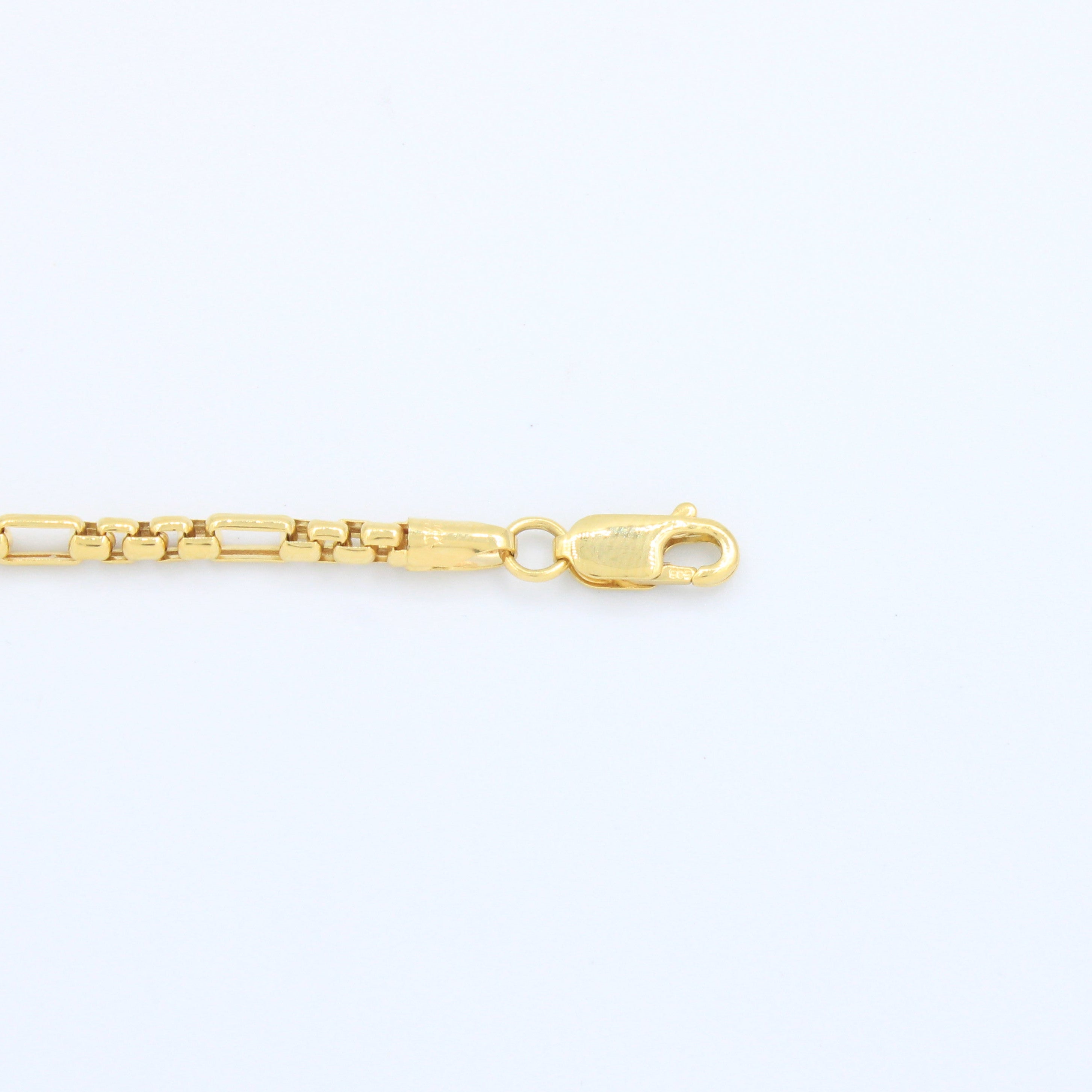 Cadena de Oro 14k con Tejido de Cubo 3x1 mod. 10134