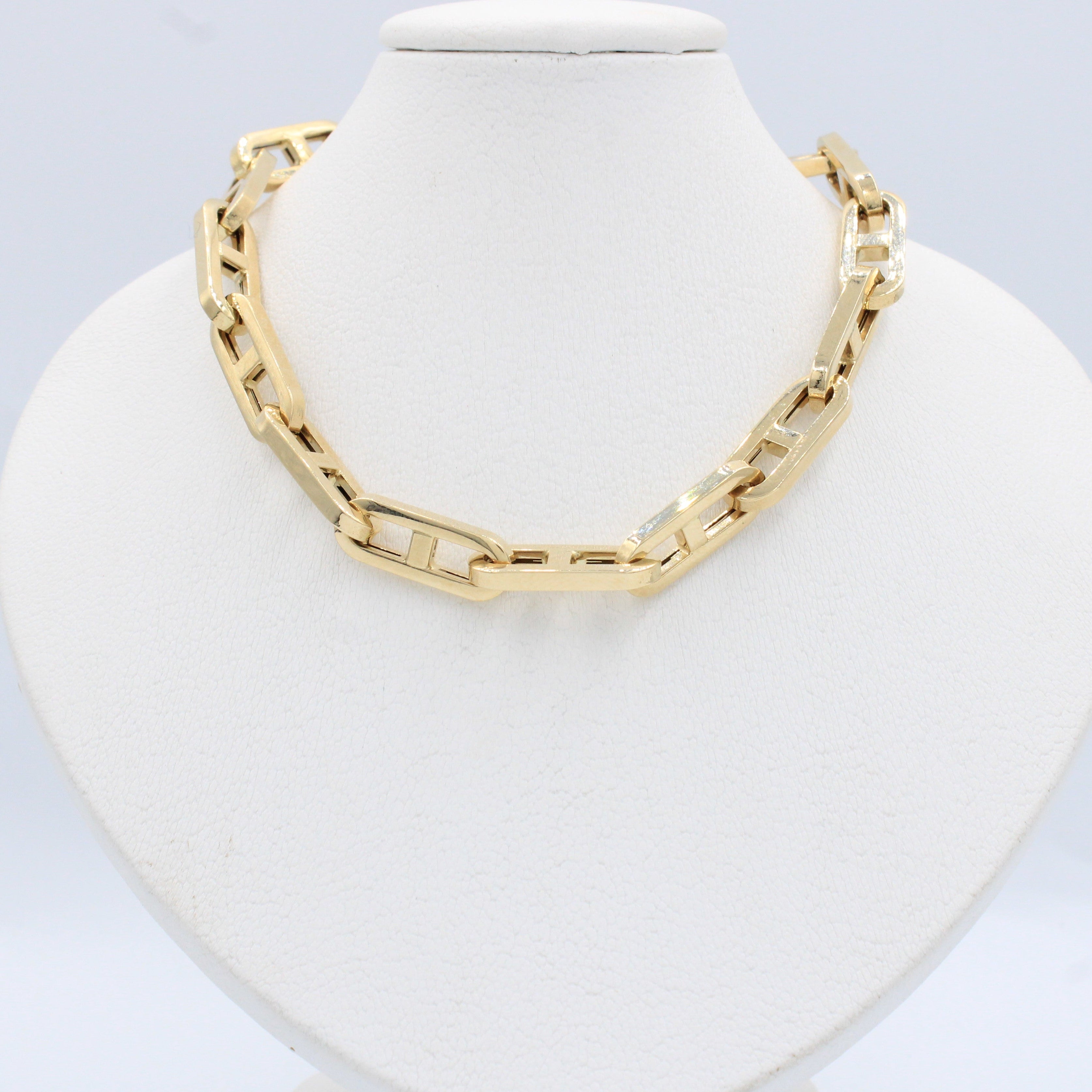 Cadena de Oro 14k con Diseño de Ancla mod. 10135