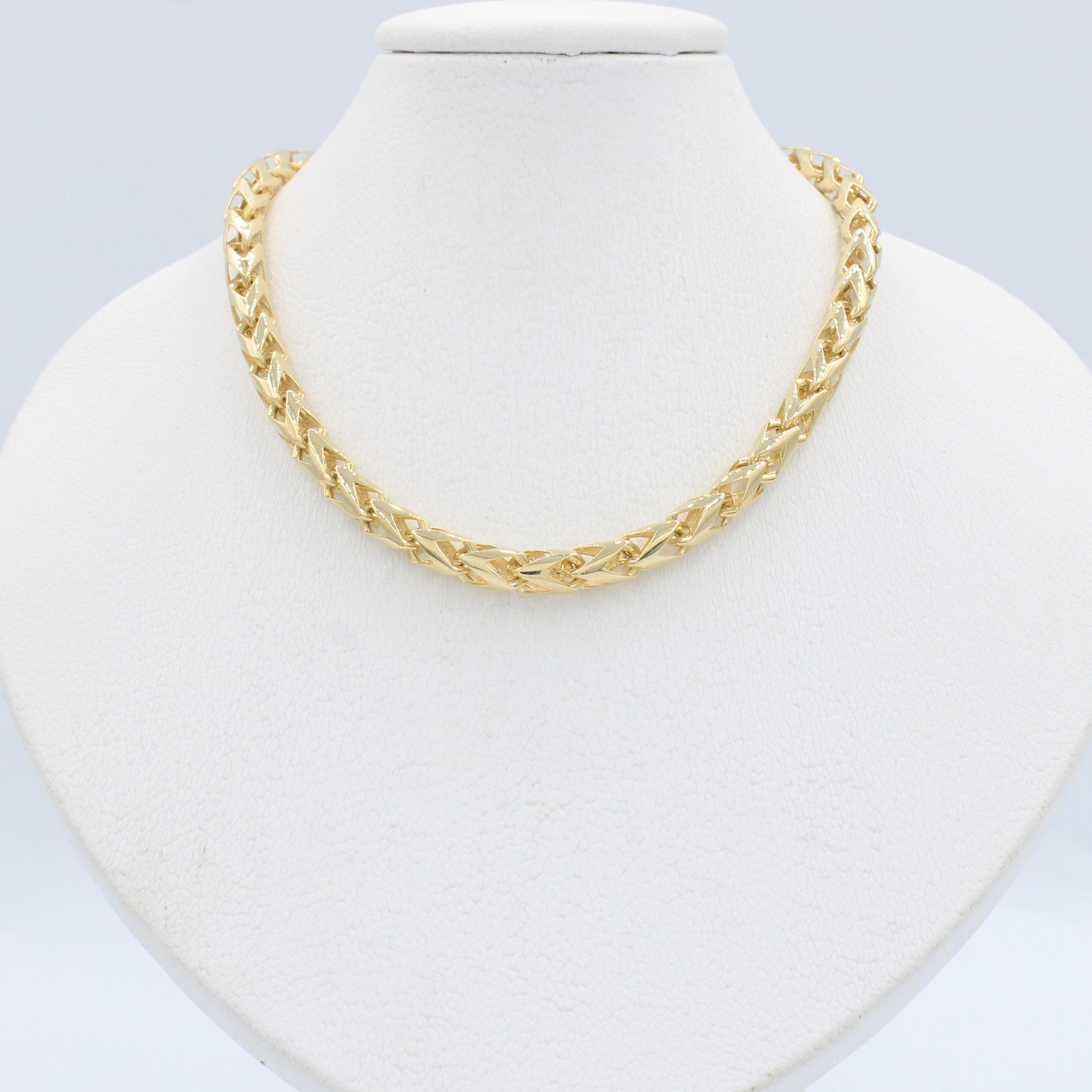 Cadena de Oro 14k con Diseño de Espiga mod. 10136