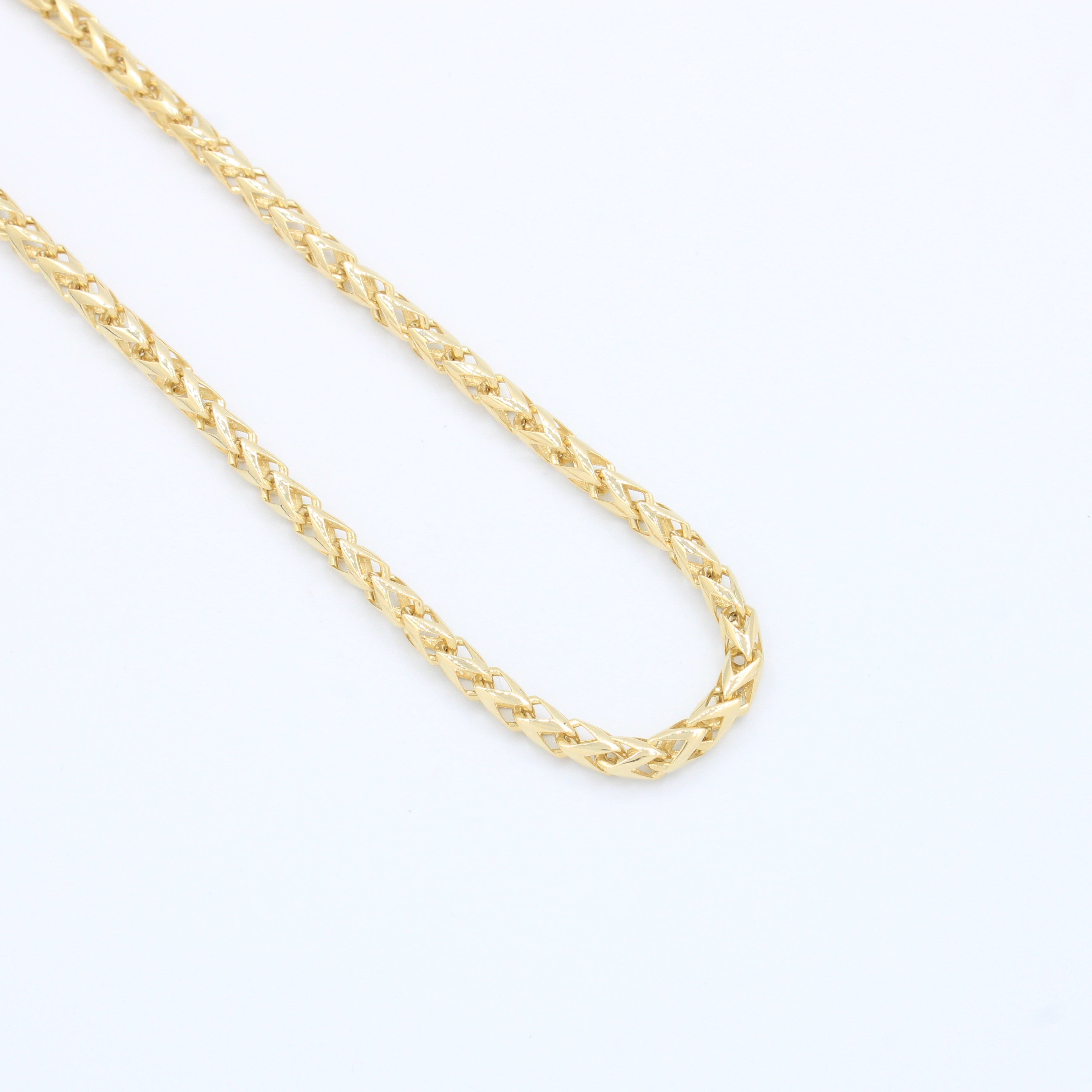 Cadena de Oro 14k con Diseño de Espiga mod. 10136