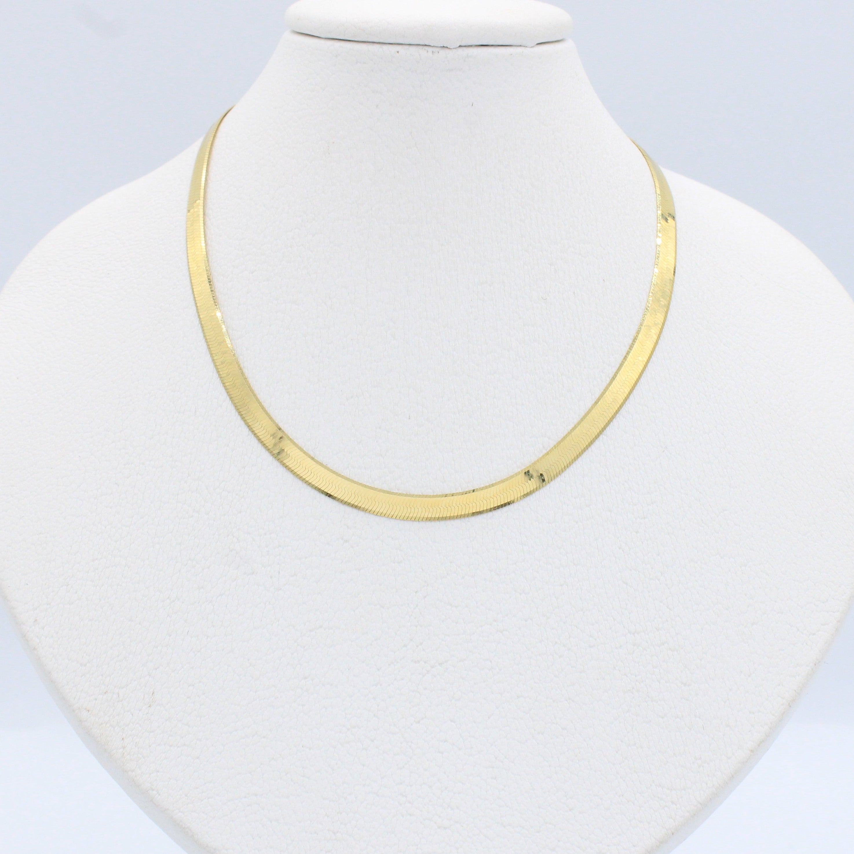 Cadena de Oro 14k con Diseño de Panza de Víbora mod. 10141