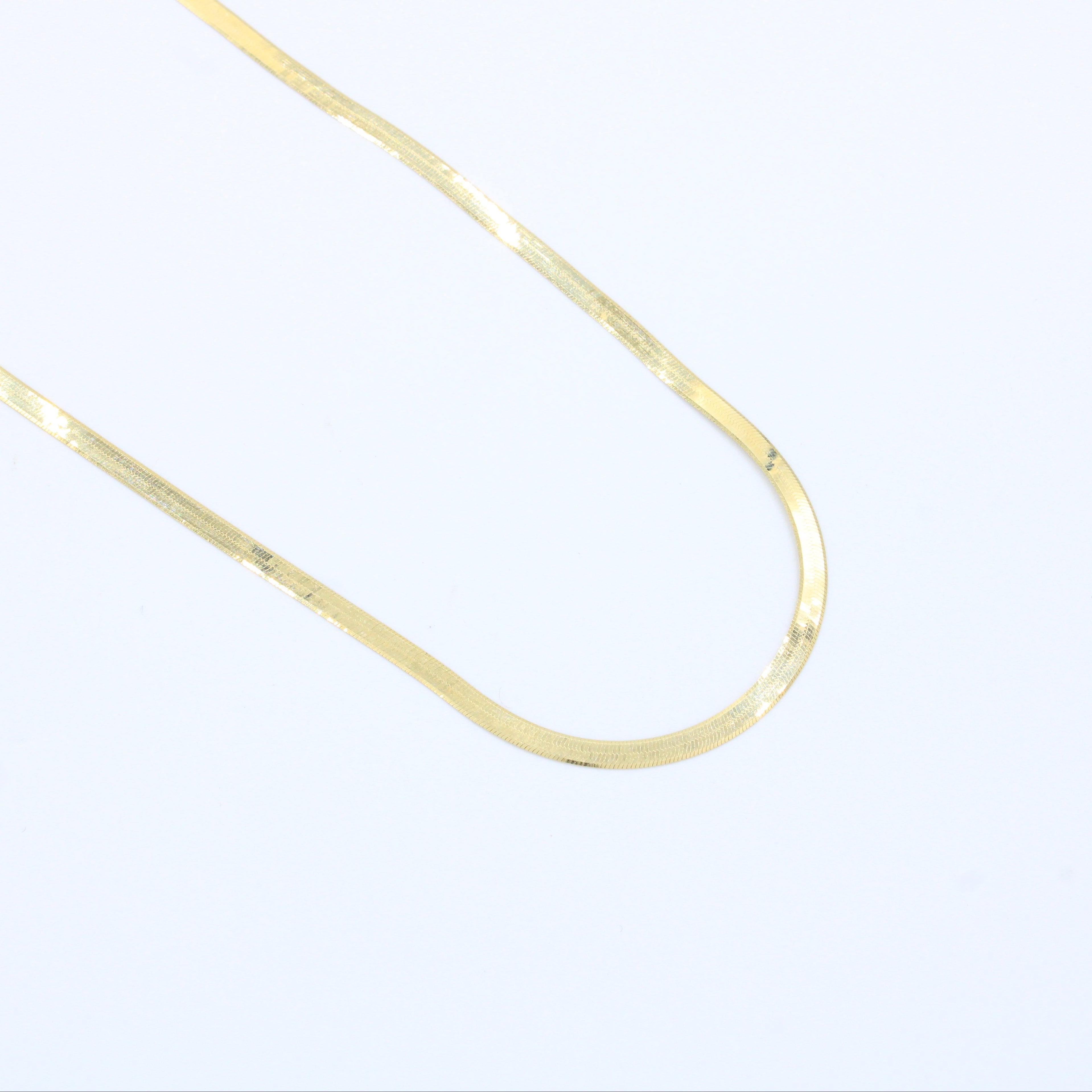 Cadena de Oro 14k con Diseño de Panza de Víbora mod. 10141