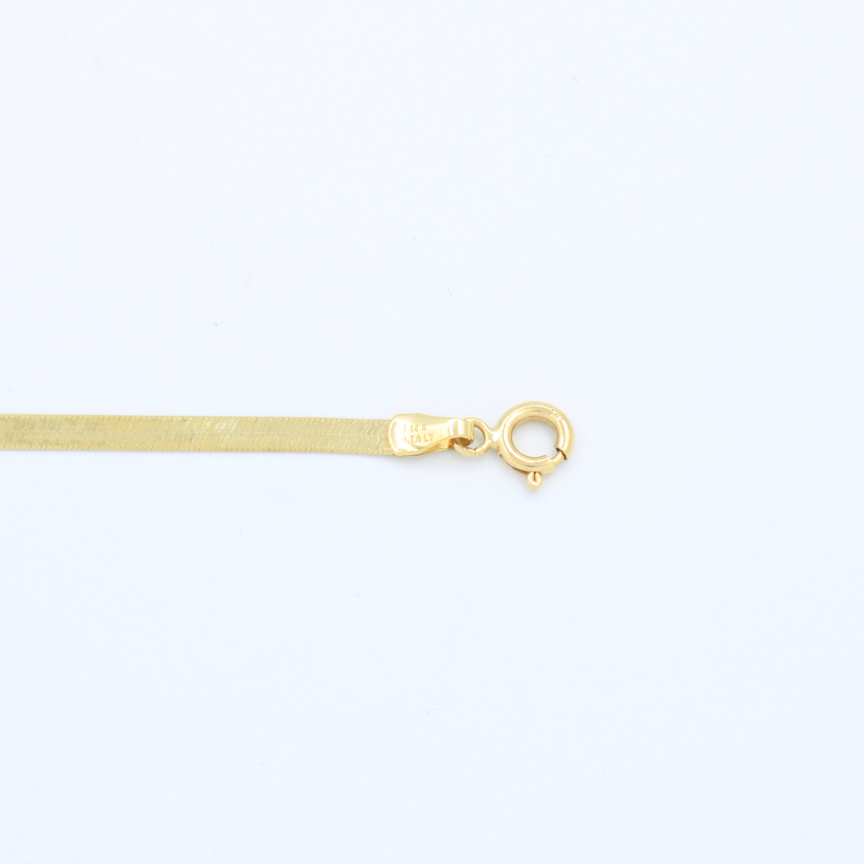 Cadena de Oro 14k con Diseño de Panza de Víbora mod. 10141