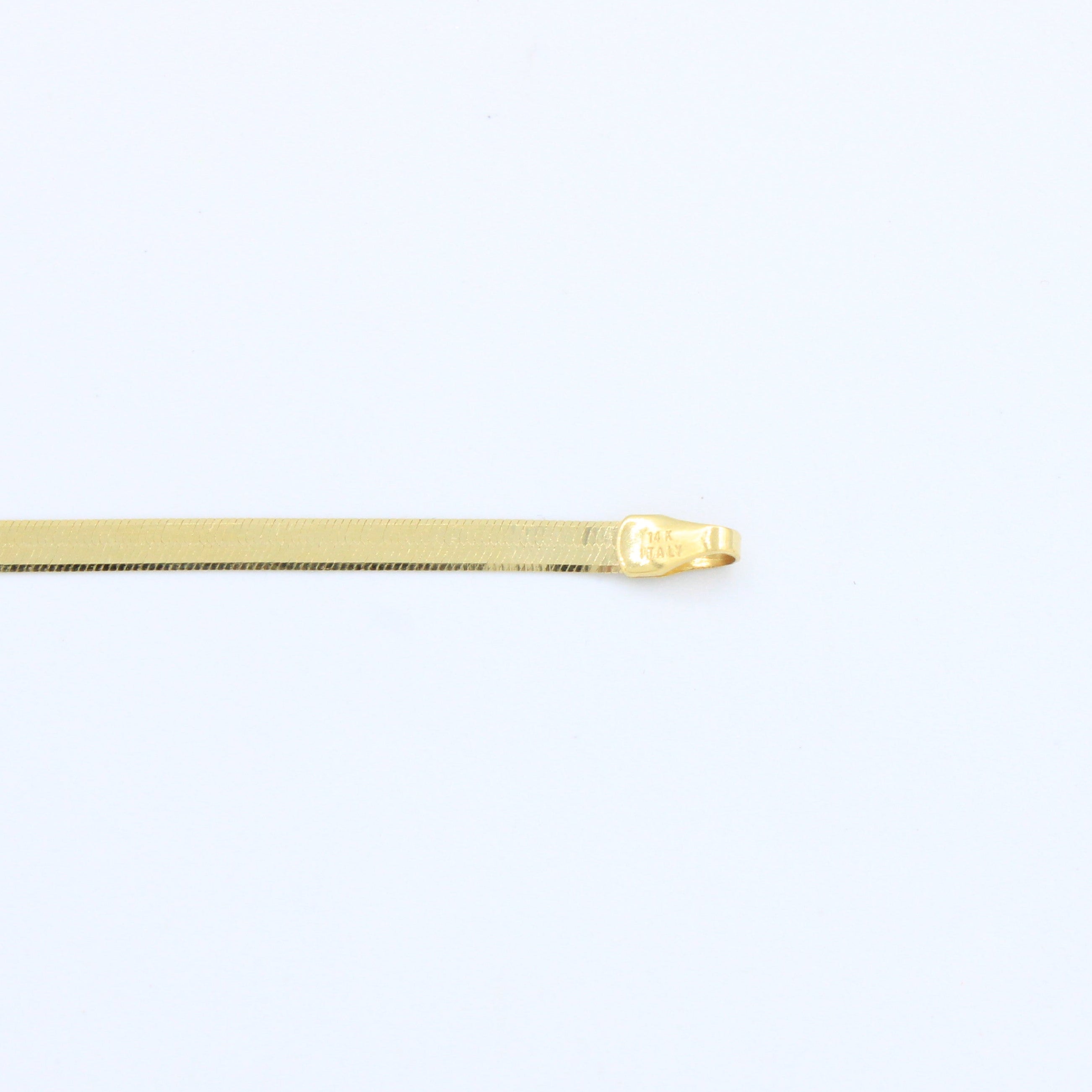 Cadena de Oro 14k con Diseño de Panza de Víbora mod. 10141