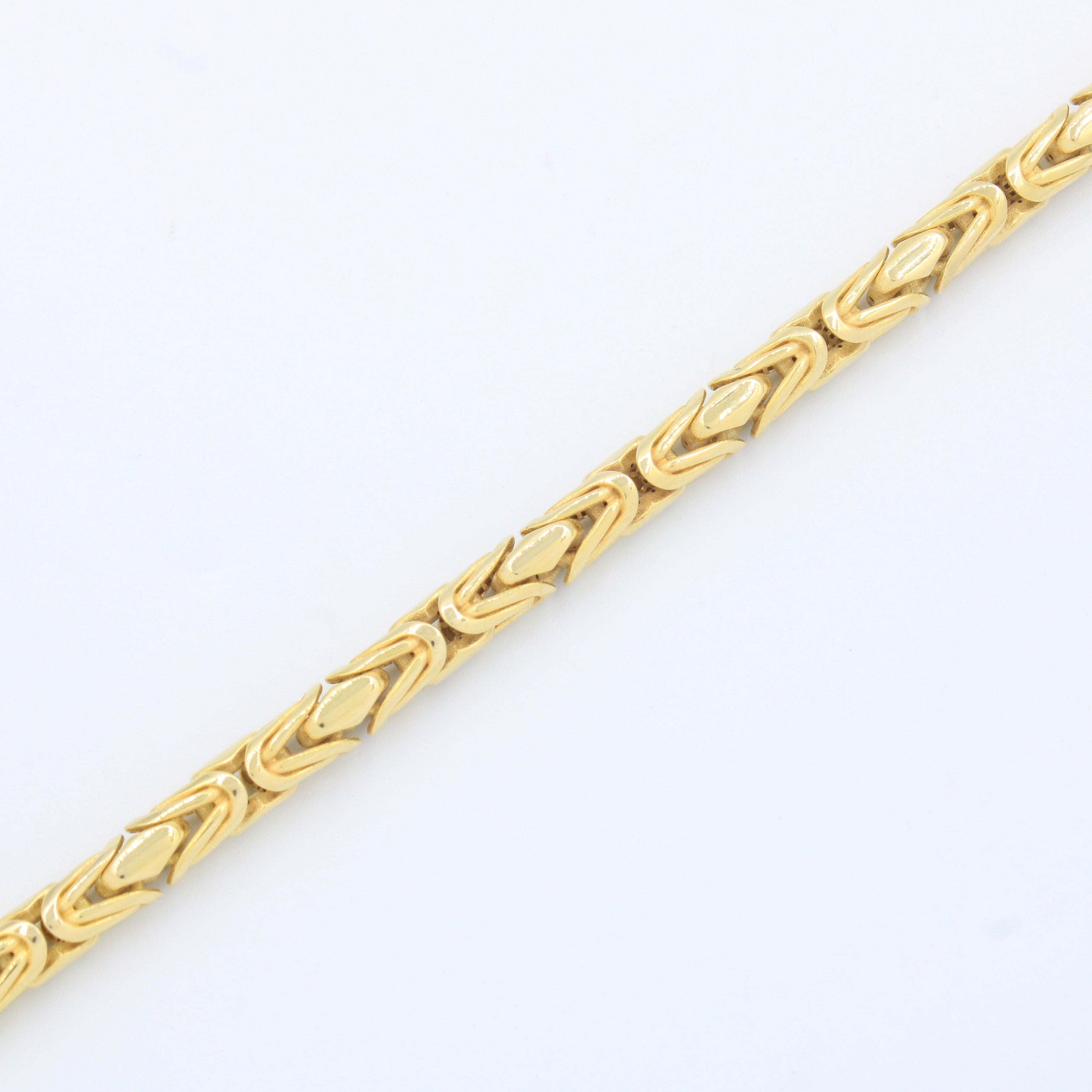 Pulsera Monaco Chain de Oro 14k Modelo Rey de Broche Pavé con Incrustación de Swarovski mod. 8890