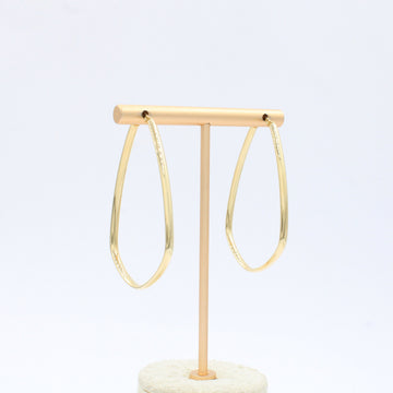 Arracada de Oro 14k Diseño Diamante en Estilo Brillante mod. 10149