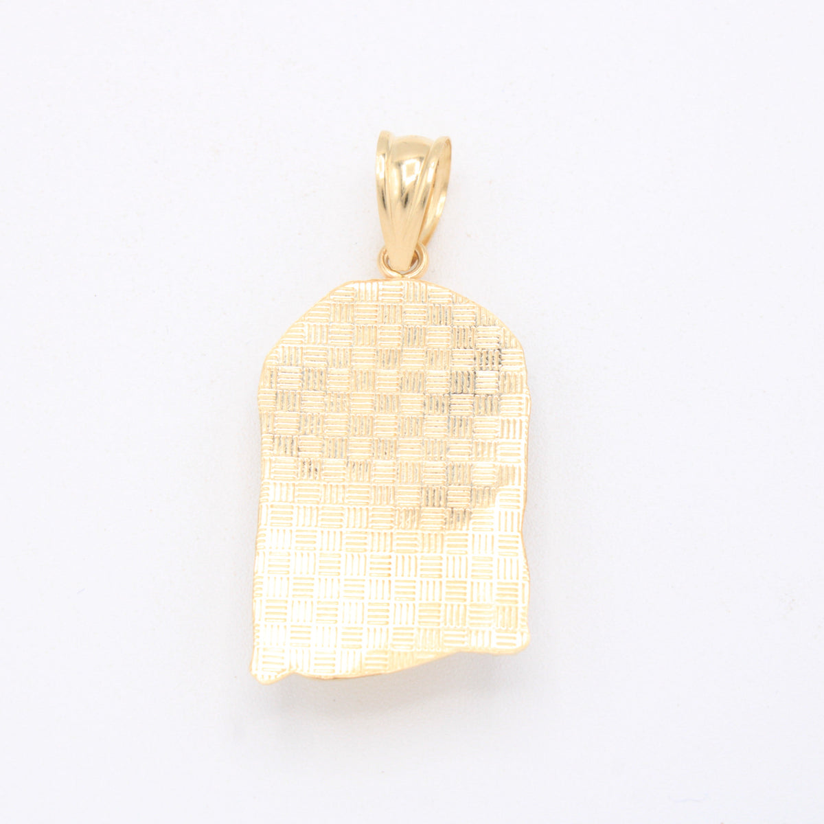Dije de Oro 14k Especial de Cristo con Detalles en Oro Blanco mod. 11102