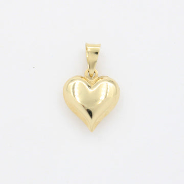 Dije de Oro 14k Corazón Fino y Brillante de Diseño Hueco mod. 10808