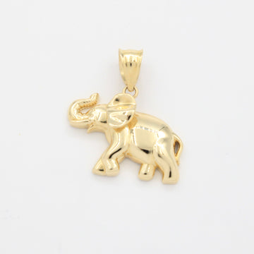 Dije de Oro 14k Elefante Fino de Diseño Brillante mod. 10792