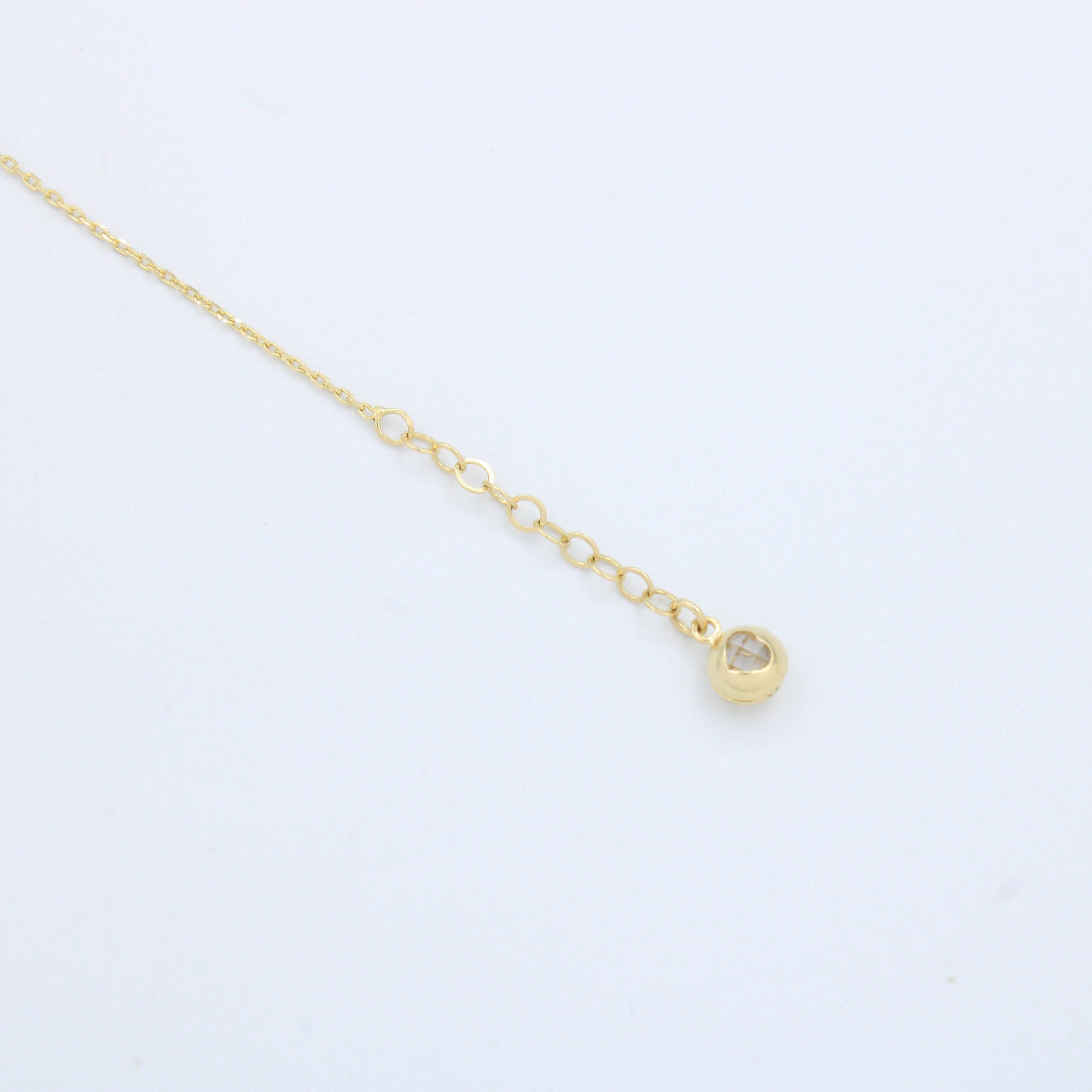 Pulsera de Oro 14k con Tejido de Esferas Diamantadas mod. 10204