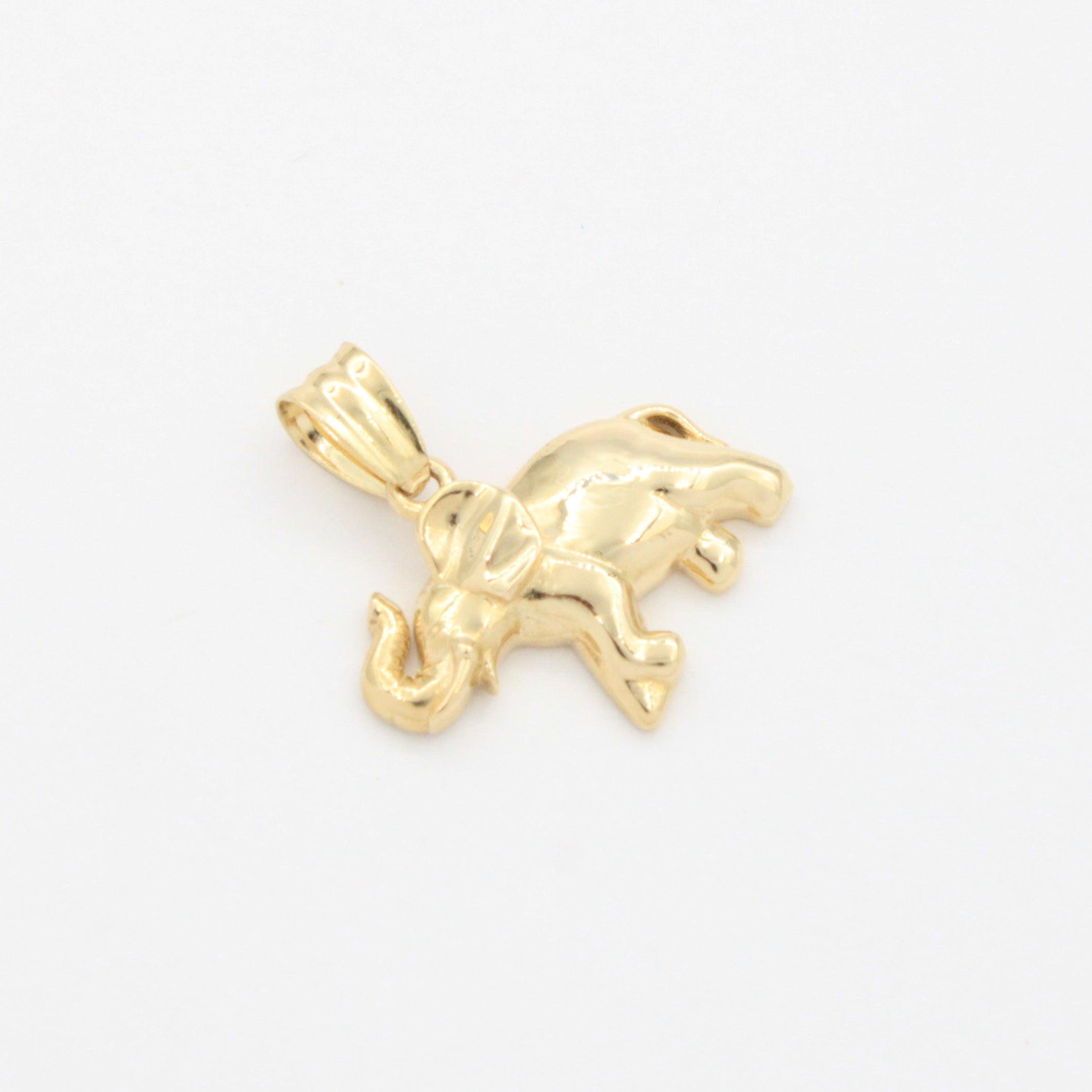 Dije de Oro 14k Elefante Fino y Brillante mod. 10790