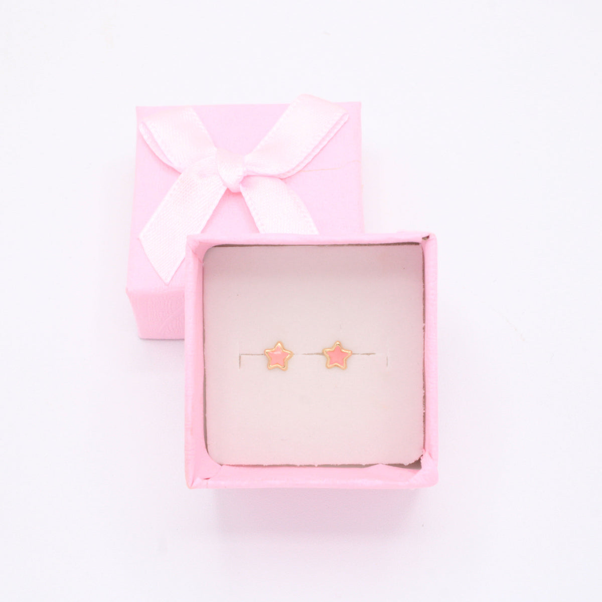 Broquel 10k Estrella Rosa Pastel Mod. 11116
