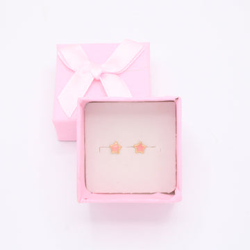 Broquel 10k Estrella Rosa Pastel Mod. 11116
