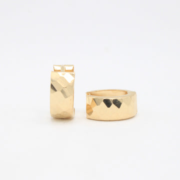 Grapa de Oro 14k Diseño Redondeado con Facetado mod. 11135