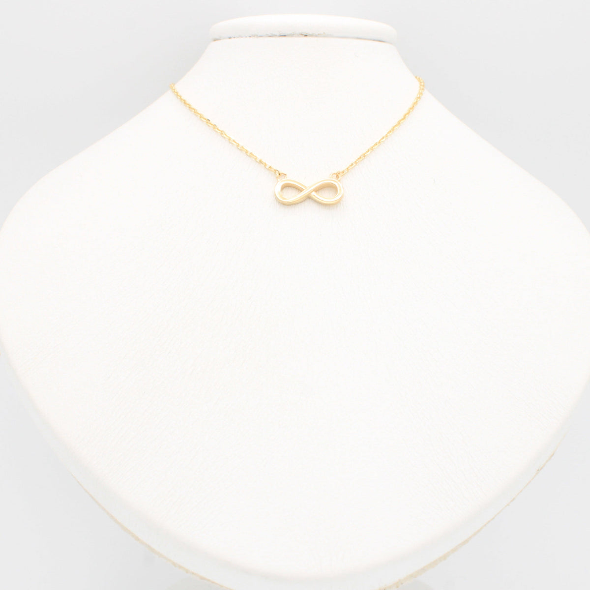 Gargantilla de Oro 14k con Colgante Fino de Infinito mod. 11141