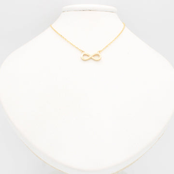 Gargantilla de Oro 14k con Colgante Fino de Infinito mod. 11141