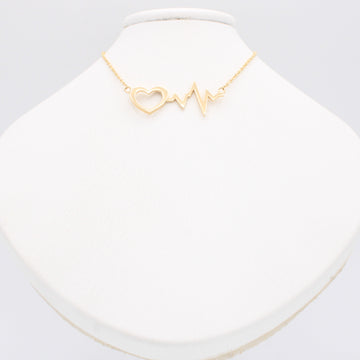Gargantilla de Oro 14k Latido de Corazón mod. 11151