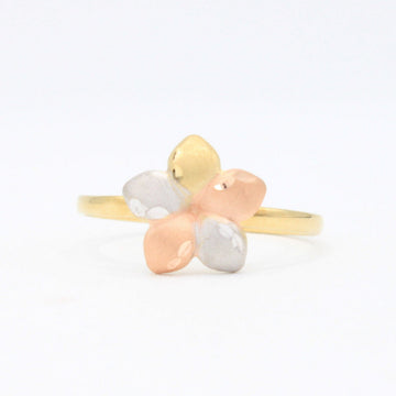 Anillo de Oro 14k Flor de Mayo Florentina mod. 10866