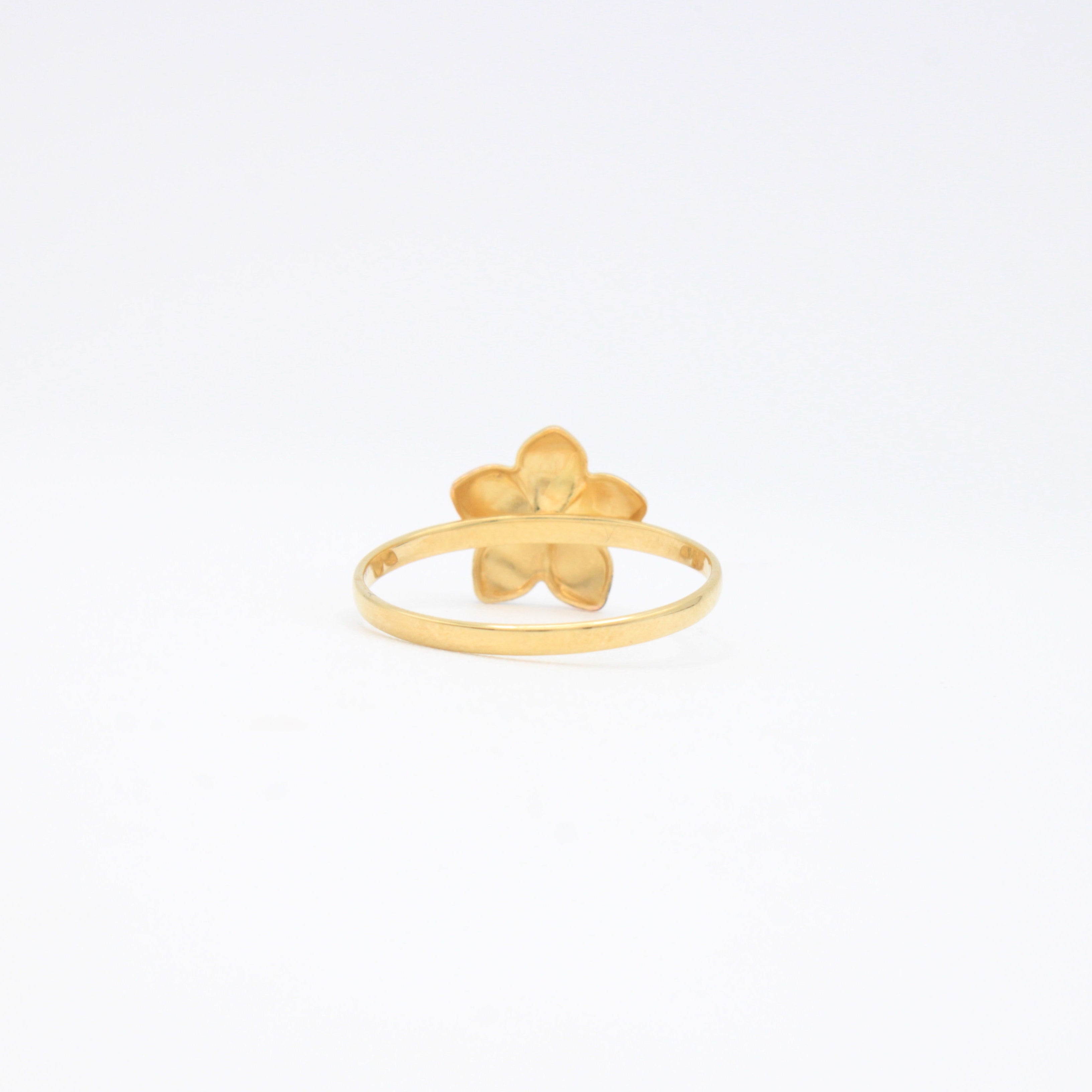 Anillo de Oro 14k Flor de Mayo Florentina mod. 10866