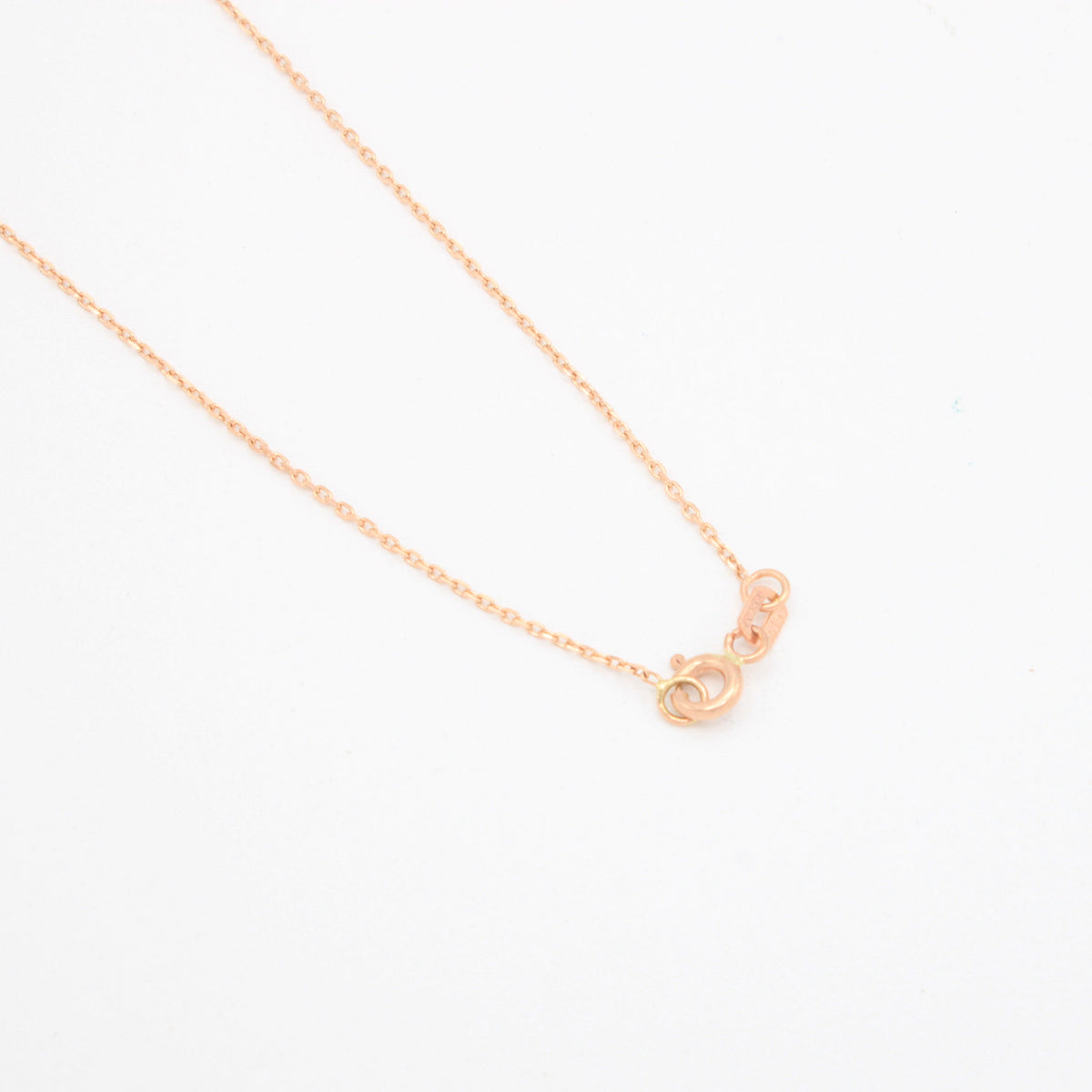 Gargantilla de Oro 14k Rosa con Zirconia Principal Negra mod. 11148