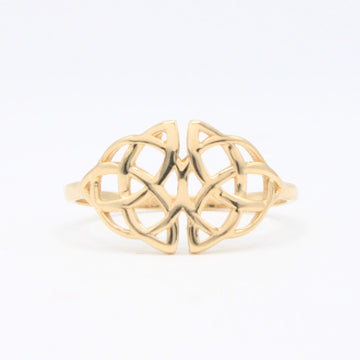 Anillo de Oro 14k Nudo Infinito mod. 10869