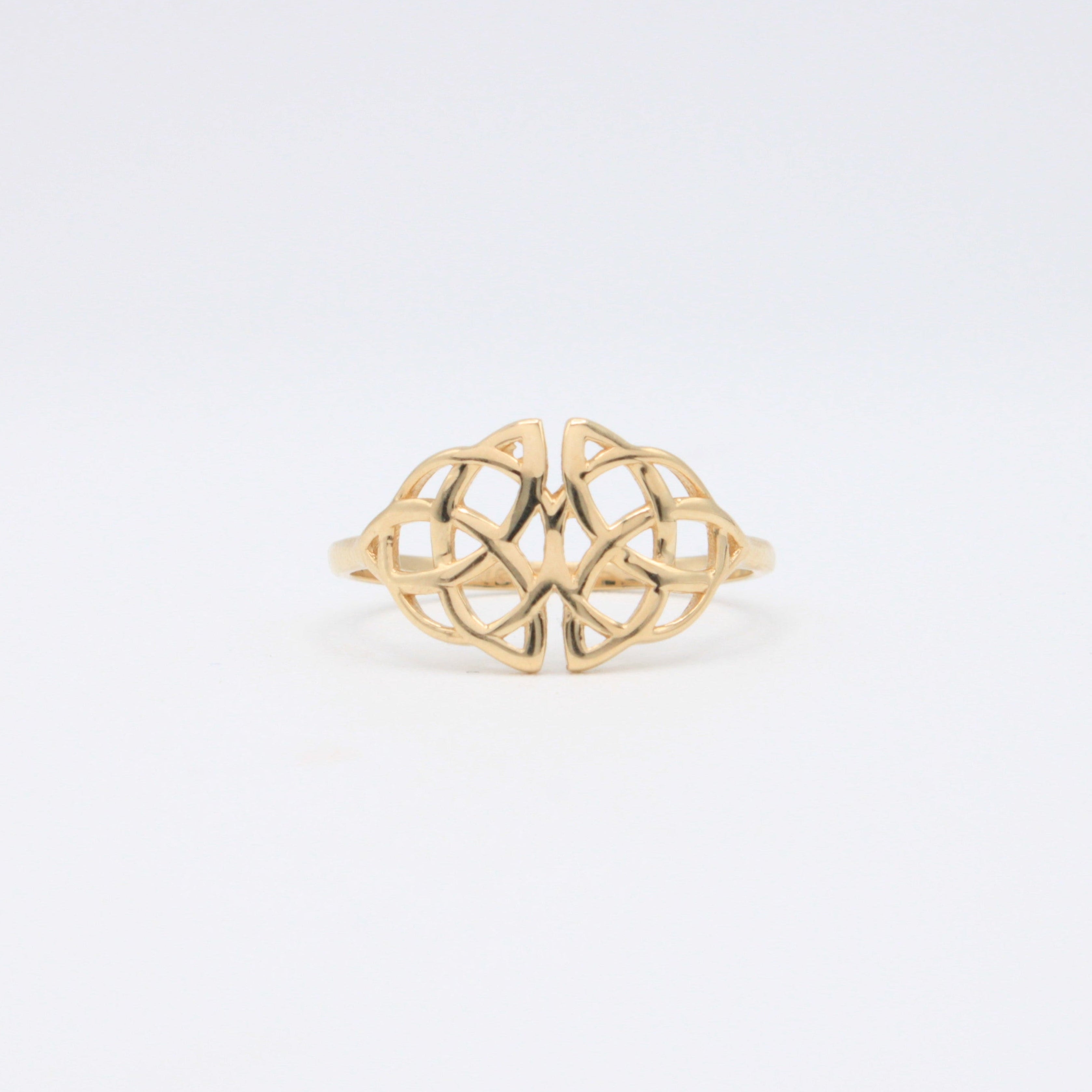 Anillo de Oro 14k Nudo Infinito mod. 10869