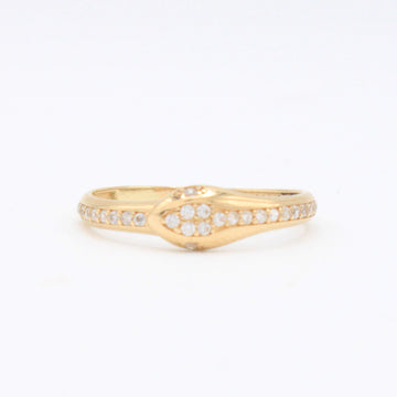 Anillo de Oro 14k Vibora con Zirconias mod. 10871