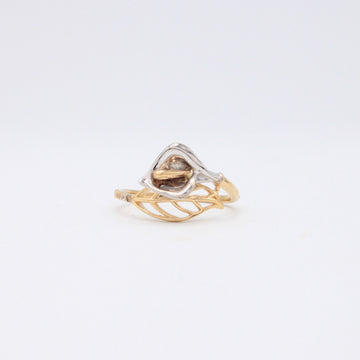 Anillo de Oro 14k Alcatraz con Oro Blanco mod. 10872