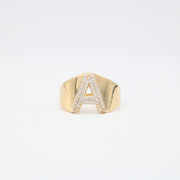 Anillo de Oro 14k de Incial A mod. 10875