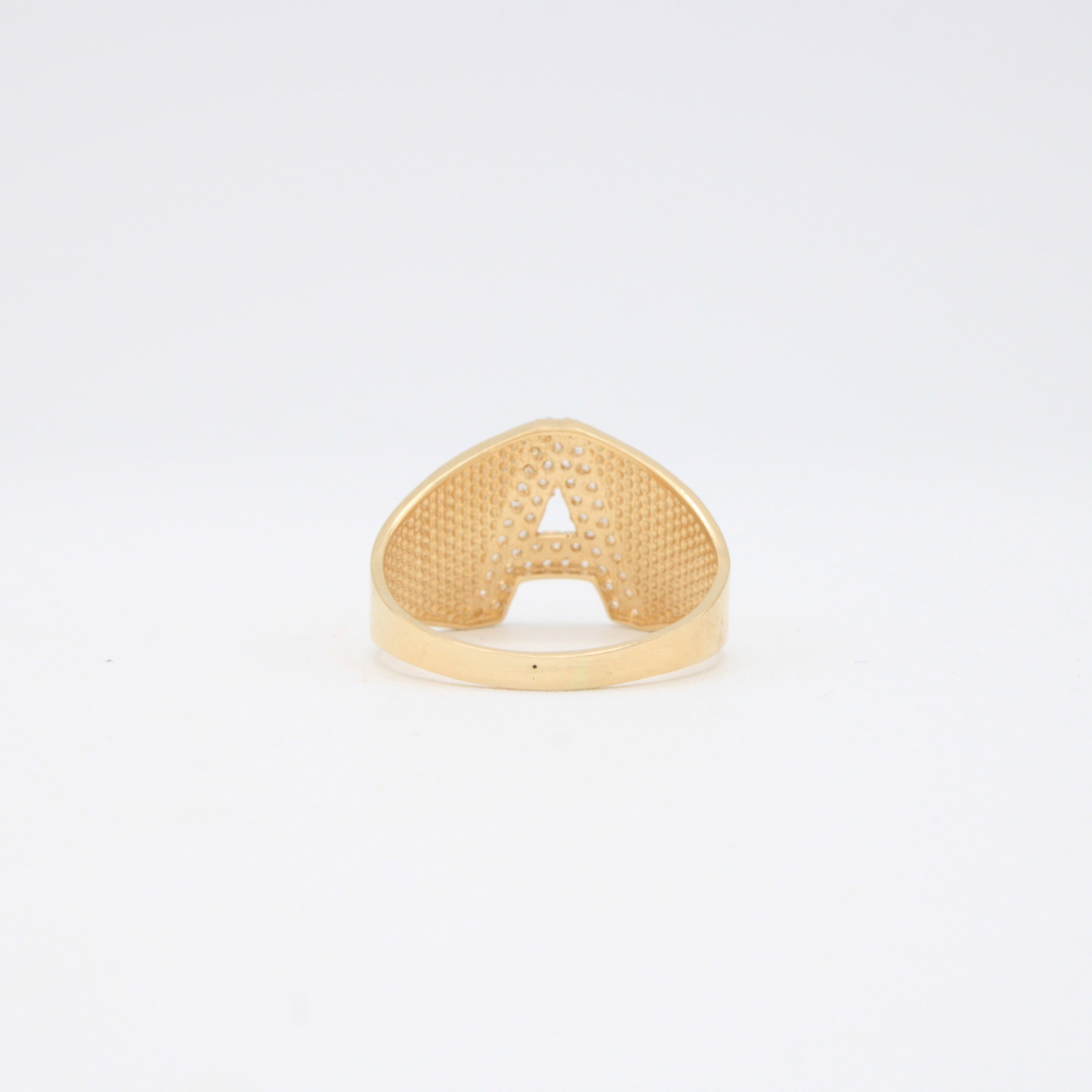 Anillo de Oro 14k de Incial A mod. 10875
