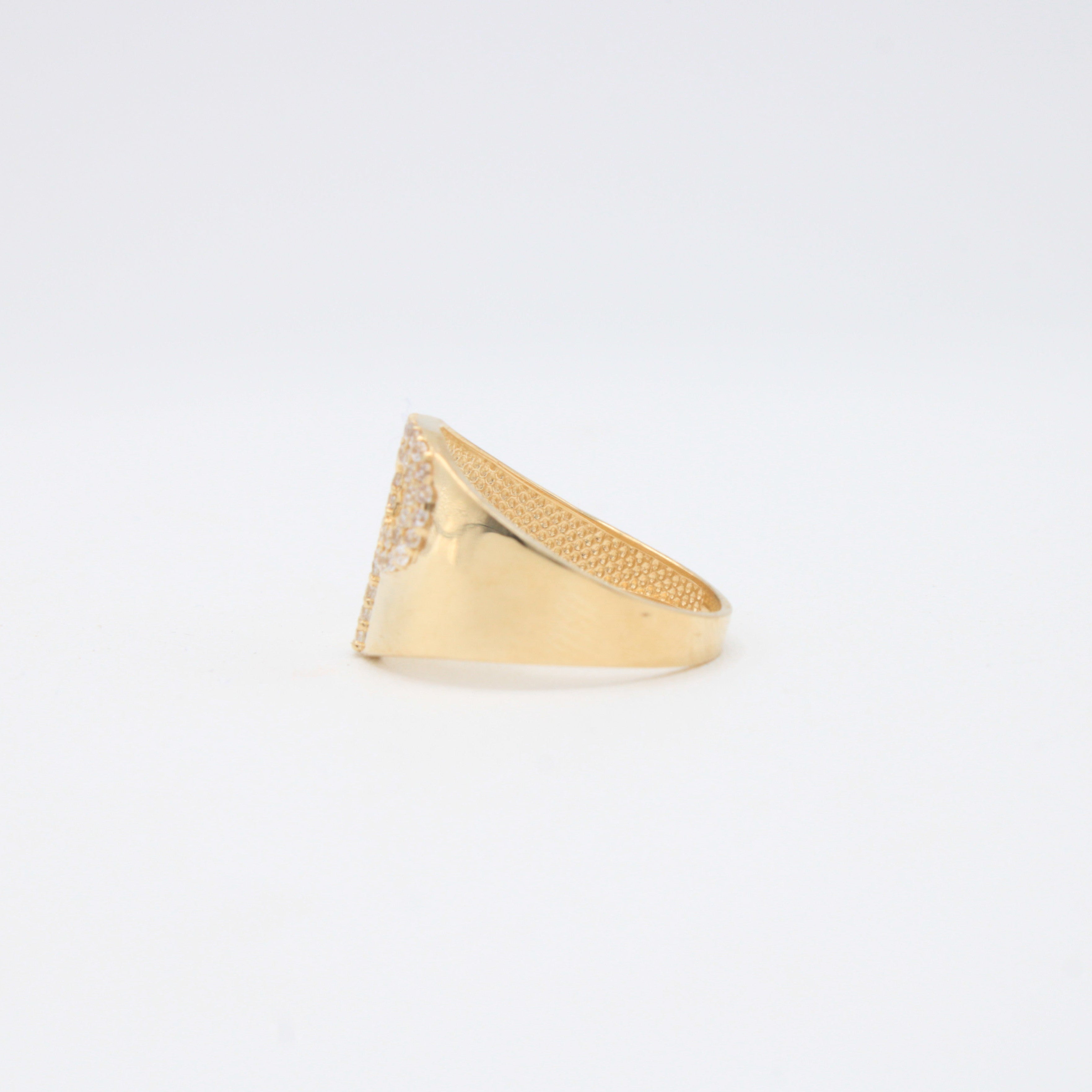 Anillo de Oro 14k de Incial P mod. 10876