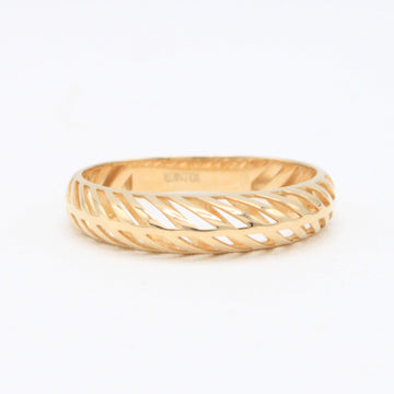 Anillo de Oro 14k Diseño de Cupula Entrelazada mod. 10881
