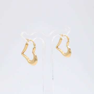 Arracada de Oro 14k Corazones Inflados mod. 10895