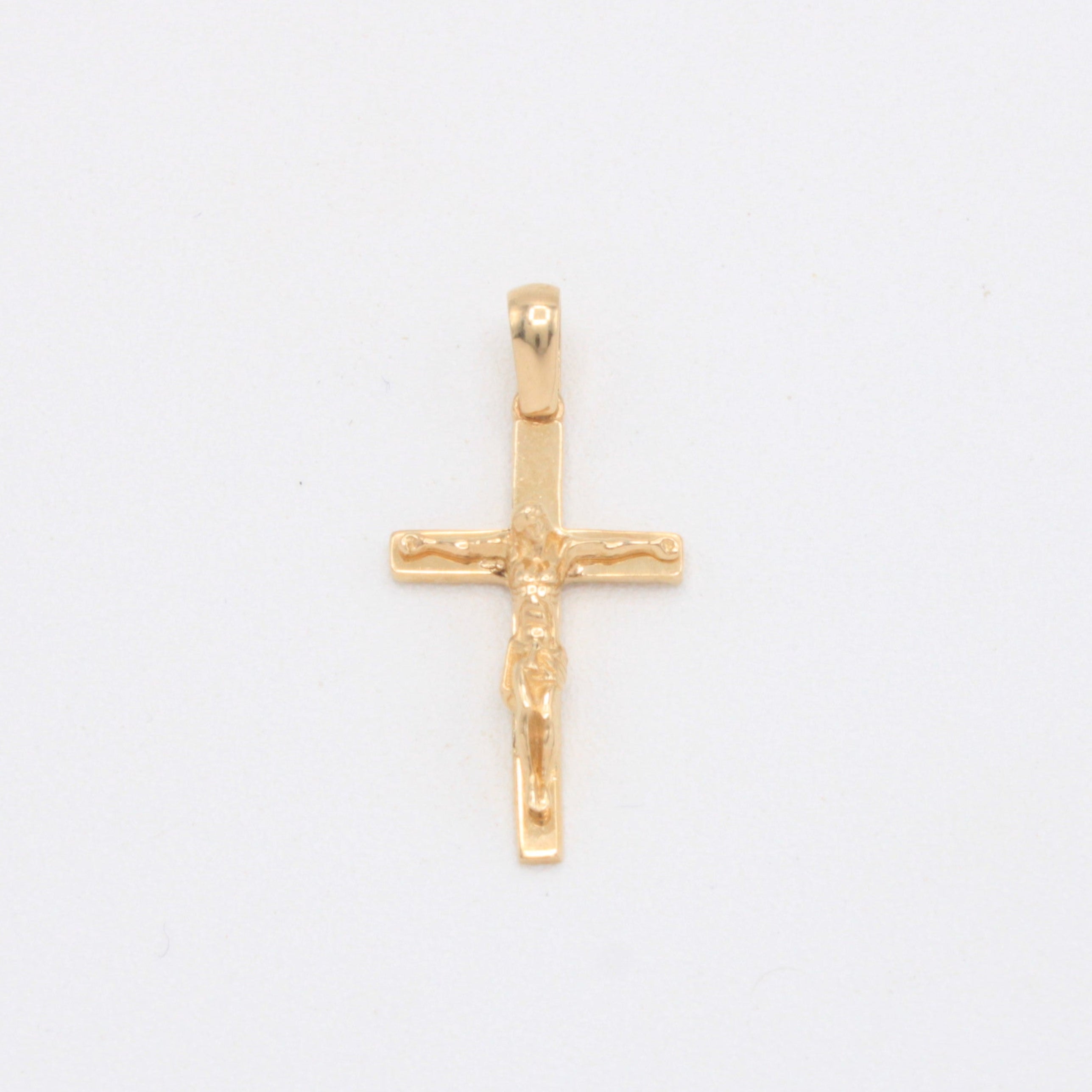 Dije de Oro 14k Crucifijo Pequeño Especial mod. 10904