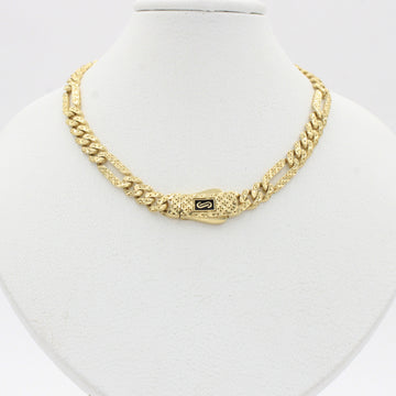 Cadena Monaco Chain de Oro 14k Hueco Modelo Figaro Flex mod. 10366