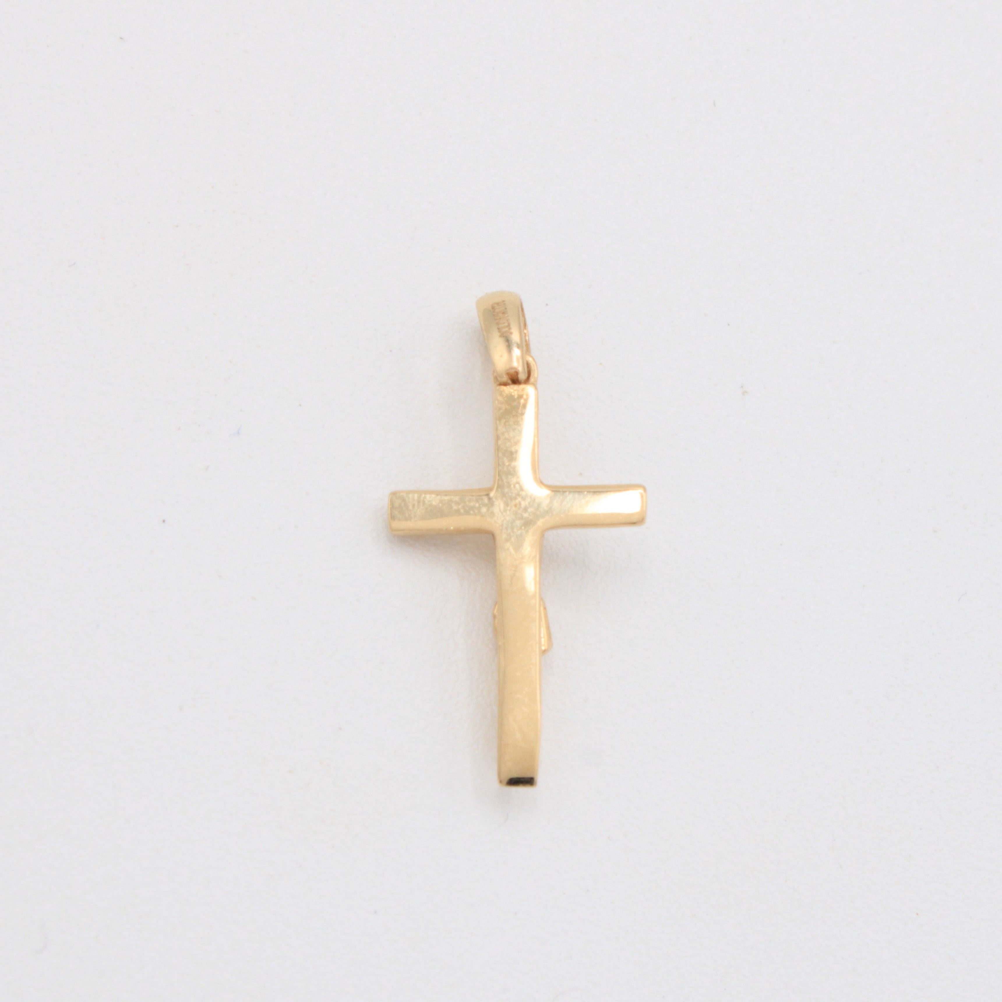 Dije de Oro 14k Crucifijo Pequeño Especial mod. 10904